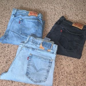 Bundle of mens jeans